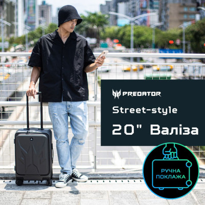 Чемодан Acer Predator Street_Sty 20'' Black (GP.BAG11.003) Винница - изображение 4