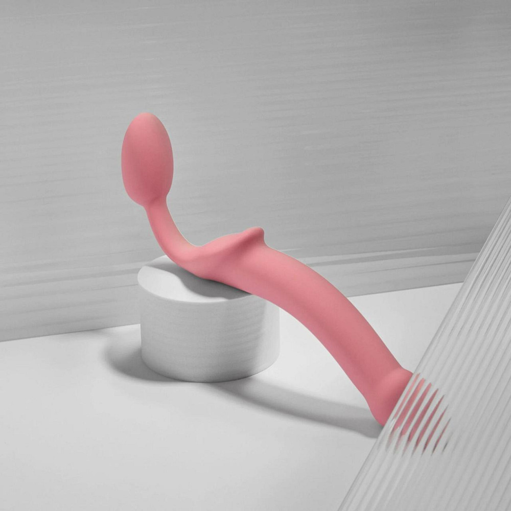 Безремінний страпон Strap-On-Me Rose S, повністю регульований, діаметр 2,7 см Sex Aura Київ - фото 2