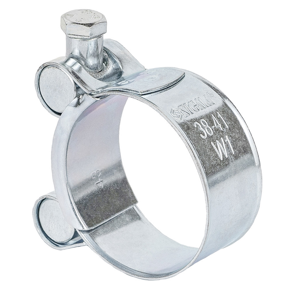 Хомут силовий оцинкований 20 мм Ø 38-41 мм (КРАТНО 10 шт.) SIGMA (2509131) Київ - фото 4