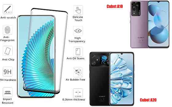 Захисне скло HyperGlass Pro для Cubot A10, Cubot A20 – максимальна чутливість та захист Київ