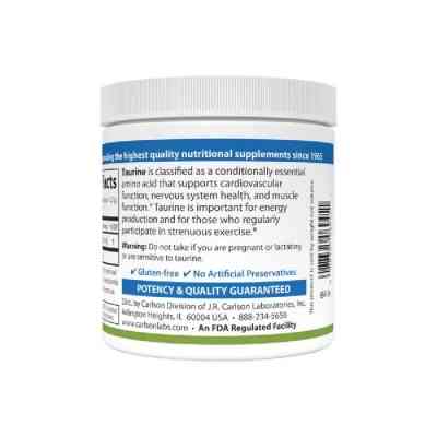 Амінокислота Carlson Таурін у порошку, Taurine, Amino Acid Powder, 100 гр (CL06945) Вінниця