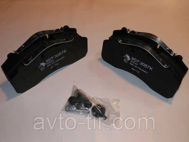 Колодки тормозные MAN, MB, DAF, BPW, SAF Луцк - изображение 1