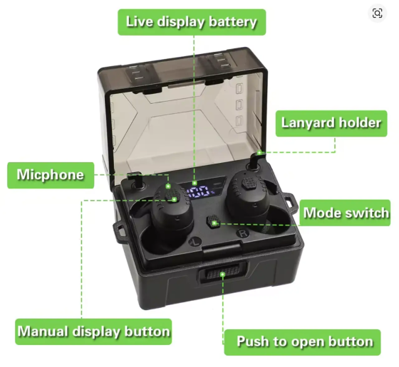 Наушники беруши беспроводные Arm Next E30 Bluetooth защита слуха (Оливковый) Киев