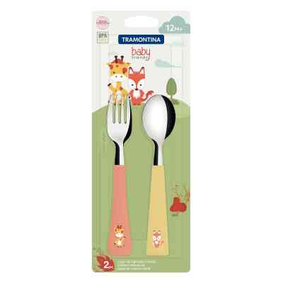 Набір столових приборів Tramontina Baby Friends 2 предмети (23797/905) Вінниця