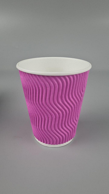 Склянка гофрована 400 мл (12oz) "ЛАВАДА" (15 шт.) Харків - фото 2