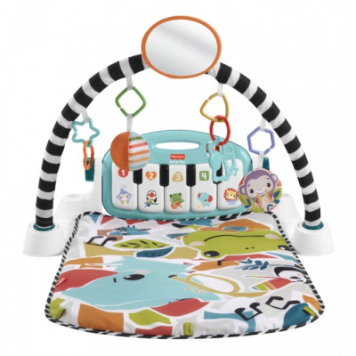 Дитячий килимок Fisher-Price ігровий центр блакитний Натискай та грай з технологією Smart Stages (англ.) (HWY58) Вінниця - фото 3