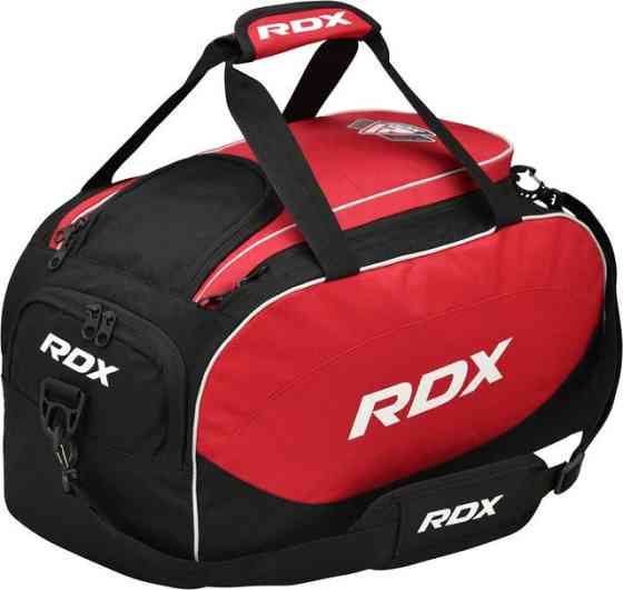 Спортивна сумка RDX R1 Duffel Bag with Backpack Straps Black/Red Каменское