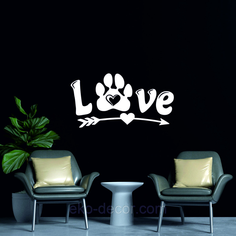 Декоративне настінне 3D Панно «LOVE » Декор на стіну з об'ємом Київ - фото 7