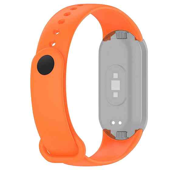 Силіконовий ремінець для Xiaomi Mi Band 8 Soft Touch Помаранчевий (Orange) Київ
