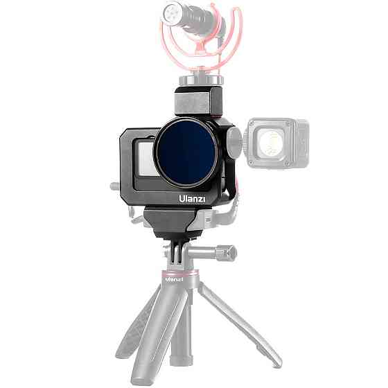 Влоги рамка GoPro 12 / 11 / 10 / 9 алюміній фільтр холодний башмак Ulanzi G9-5 Київ