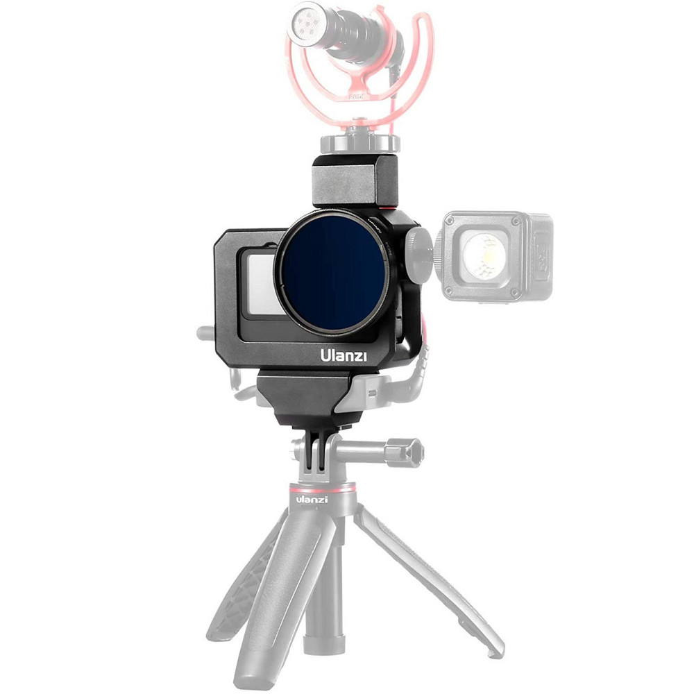 Влоги рамка GoPro 12 / 11 / 10 / 9 алюміній фільтр холодний башмак Ulanzi G9-5 Київ - фото 1