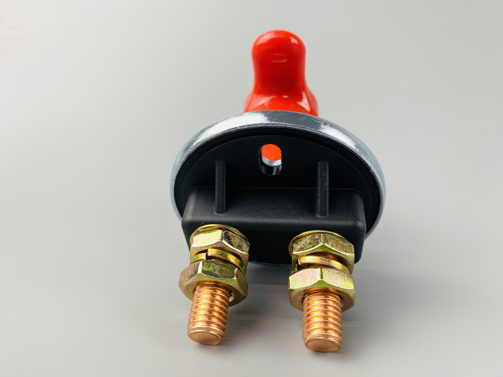 Вимикач маси універсальний, механічний 12/24В (червона мідь) 100A Мукачево - фото 3