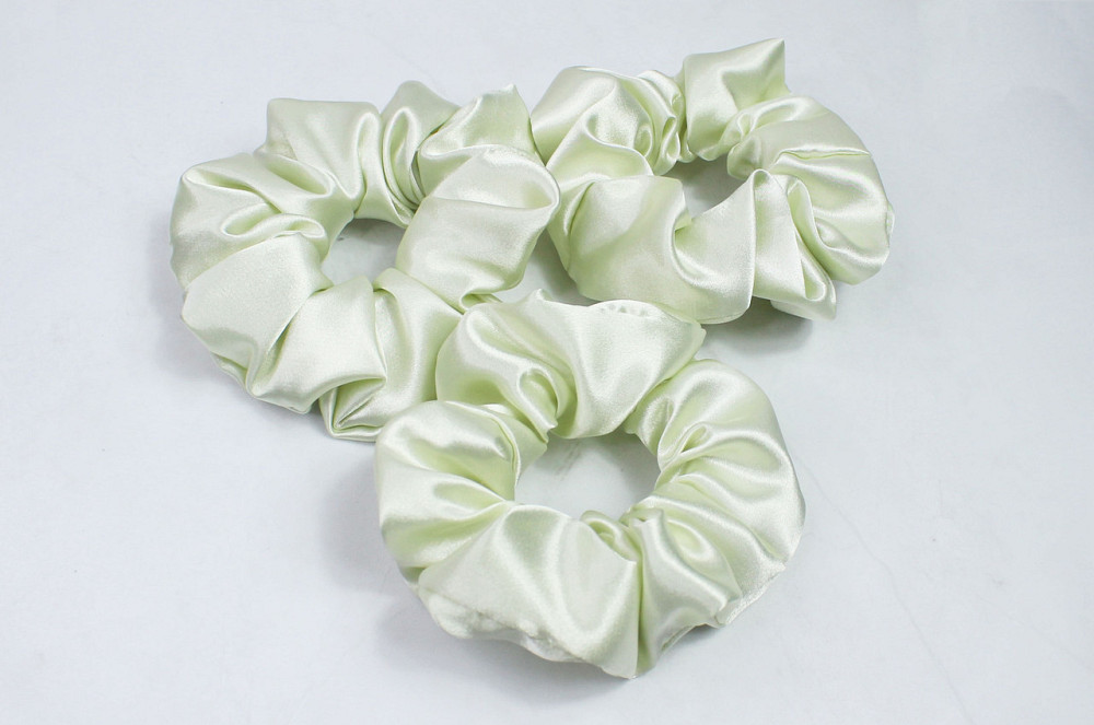 Набір гумок для волосся атласний Молочний Харків - фото 4