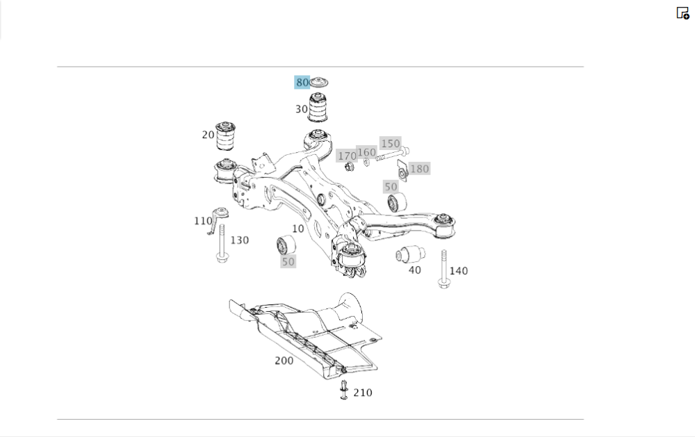 Mercedes-Benz  A2463520146 Упорна пластина (шайба) до кріплення задньої балки спереду CLA Shooting Brake X117 CLA C117 GLA X156 A-class W176 Одесса - изображение 2