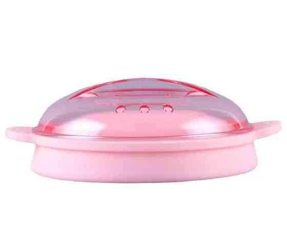 Апарат для нагрівання воску із силіконовою чашею Silicon Wax Warmer CL-2208 9517, рожевий Вінниця