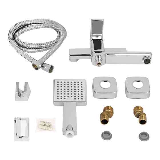 Змішувач для ванни Lidz Dozorca 0051 з поворотним виливом (з душовим гарнітуром) (k35) LDDOZ0051CRM45404 Chrome Київ