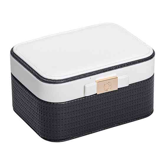 Скринька для прикрас з еко шкіри 15.5×11.5×8.5 ​​органайзер для ювелірних виробів HP-5-37B Коломия