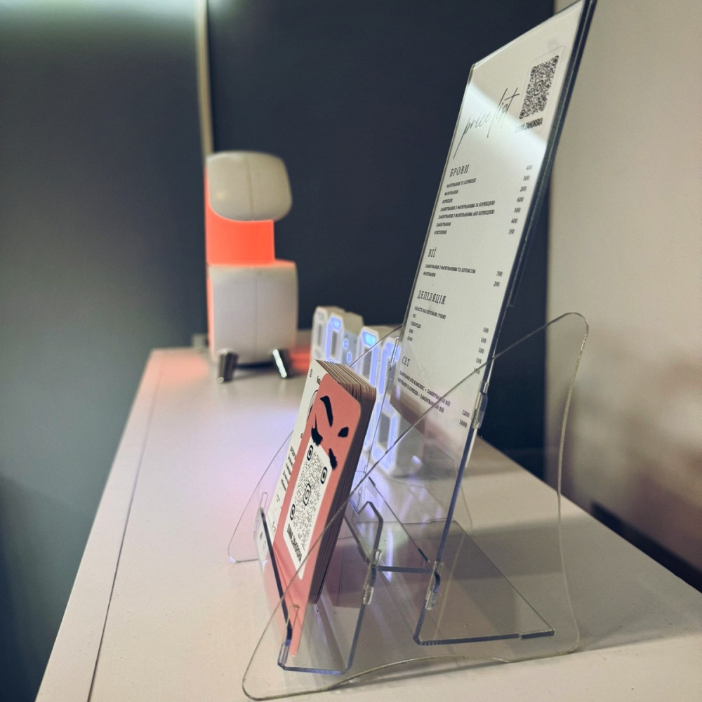 Візитниця EKOSTAR 2х ярусна + підставка під євробуклет Київ - фото 4