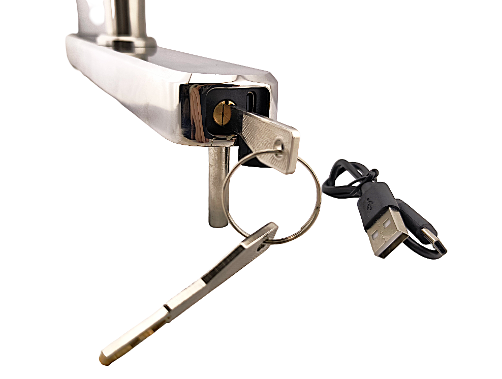 PES Dual сірий дверний розумний замок Київ - фото 8