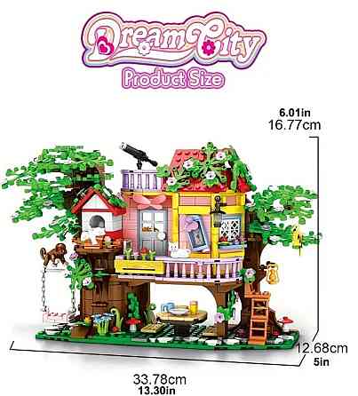 Конструктор дитячий Дім на дереві Мрії 840 блоків Лего. Харків