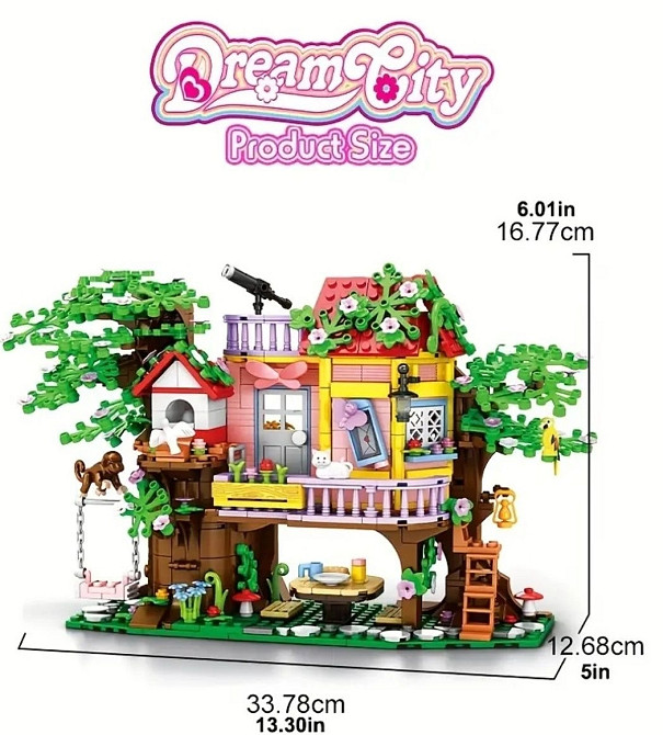 Конструктор детский Дом на дереве Мечты 840 блоков Лего. Харьков - изображение 6