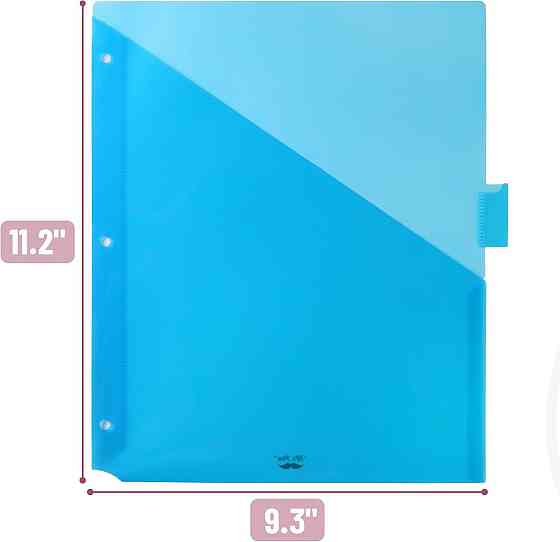 Роздільники для папок Mr. Pen з кишенями та вкладками 8 шт для 3-кольорового кільця формат Letter пастель Київ