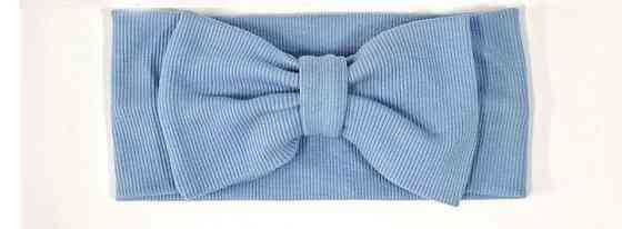 Пов'язка для дівчинки блакитна Бантик Київ