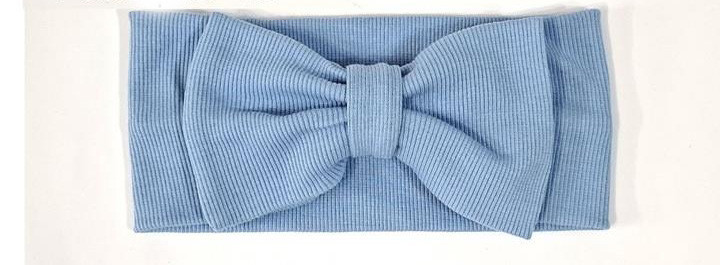 Пов'язка для дівчинки блакитна Бантик Київ - фото 1