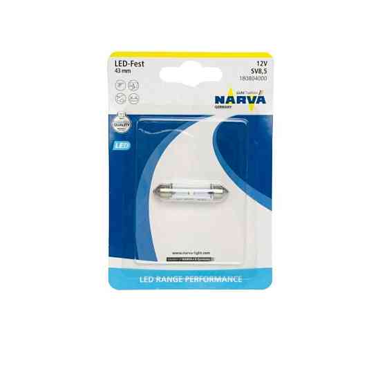 Світлодіодна лампа Narva 18080-01B С5W 12 V SV8.5 LED 0.6 W 43 mm Харків