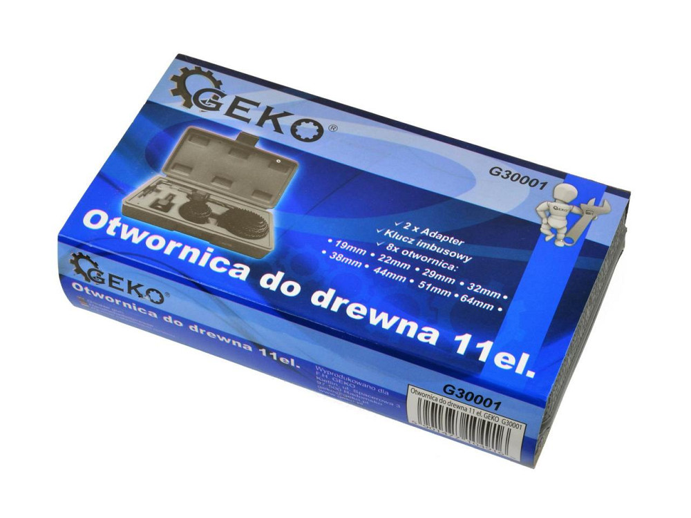 Кільцеві пилки деревини "GeKo" комплект 11шт.: (19- 64)мм Киев - изображение 4