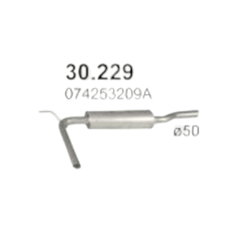 Резонатор T4 1.9D (1990-1992) Фольцваген Мукачево - изображение 1