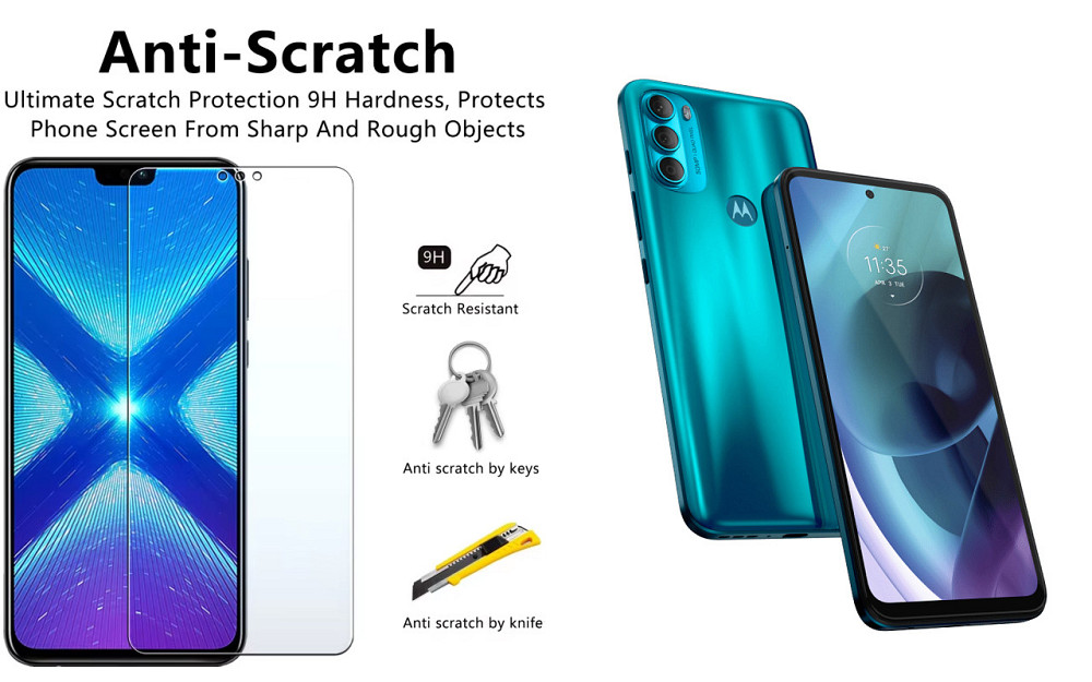 Защитное стекло NeoGlass для Motorola Moto G71 5G, Moto G71s – ультрапрозрачное и устойчивое Киев - изображение 1