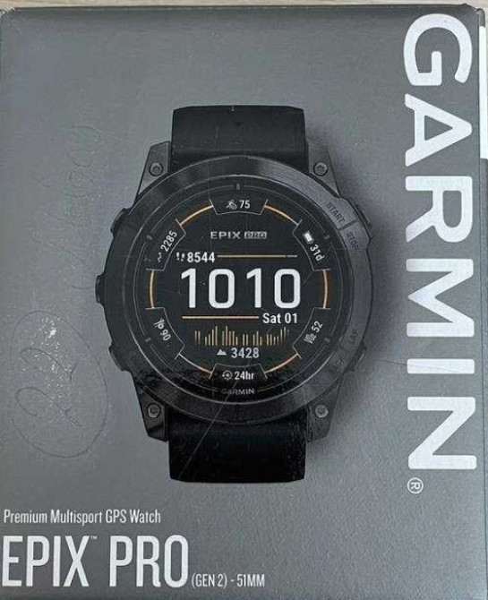 Смарт -Часы NEW Смарт-годинник Garmin Epix Pro Gen 2 51mm Slate Gray w. Black Band Київ - фото 2