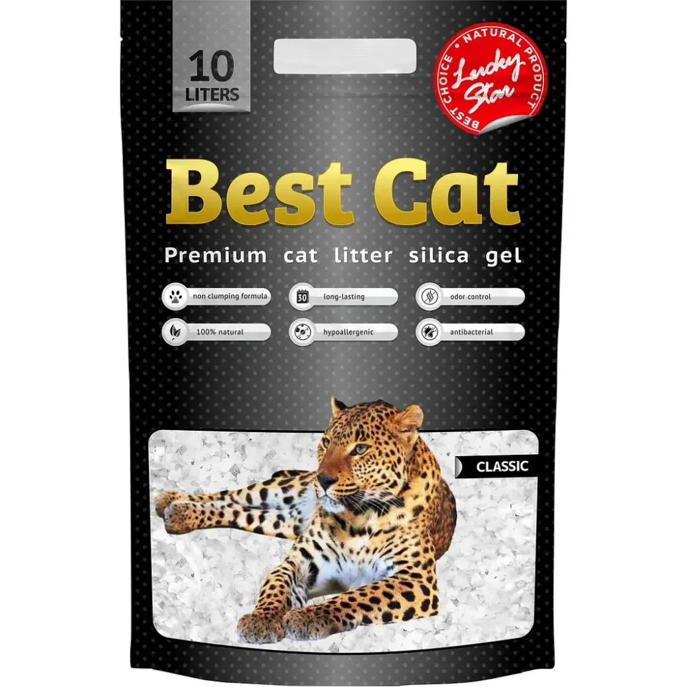 Силикагелевый наполнитель Бест Кэт Best Cat White для кошачьего туалета, 10 л (5 кг) Винница - изображение 3