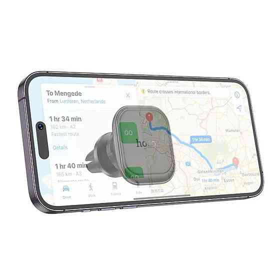 Тримач для мобільного HOCO H29 Brilliant magnetic car holder(air outlet) Black (6942007611466) Київ