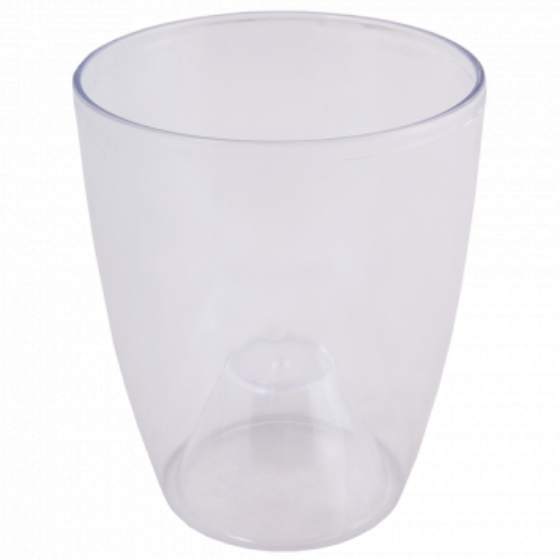 Вазон Орхідея 18*21см прозорий Алеана Житомир - фото 2