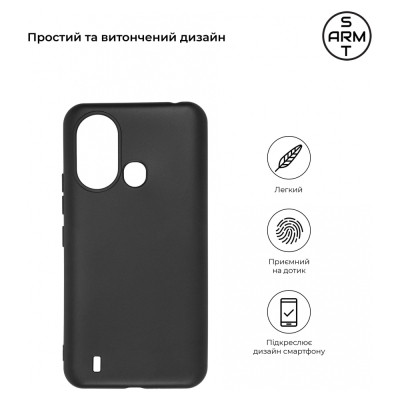 Чехол для мобильного телефона Armorstandart Matte Slim Fit ZTE Blade L220 Black (ARM69304) Винница - изображение 3