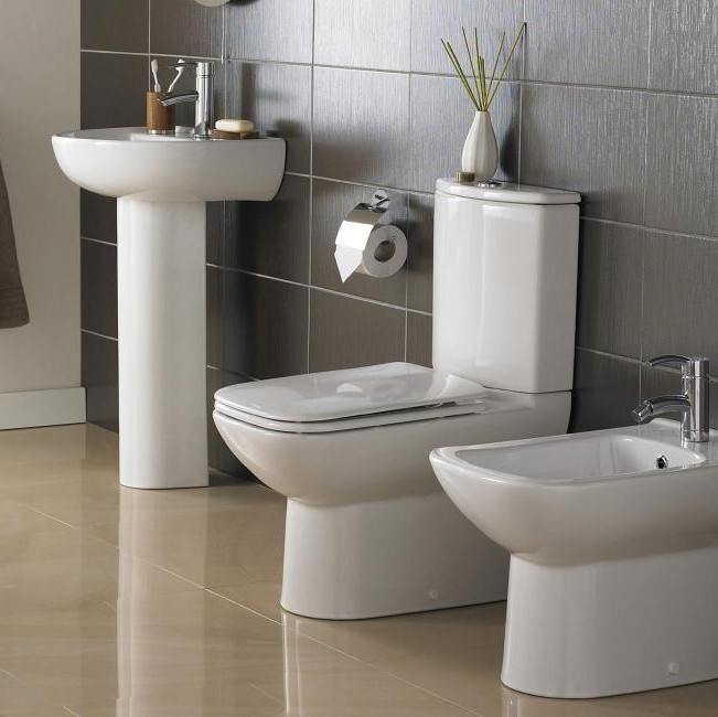 Унитаз RAK Ceramics Summit (унитаз бачок крышка Urea Soft Close) (RAK0037) Белый Киев - изображение 3