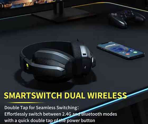 Игровые наушники ‼️ шумоподавление ‼️ BINNUNE BW06 ‼️  black. Харьков