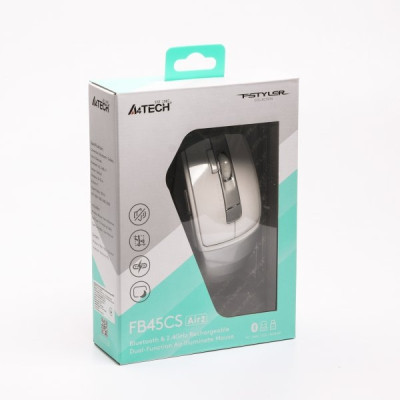 Мишка A4Tech FB45CS Air2 Bluetooth/Wireless Silver/White (4711421999373) Вінниця - фото 9
