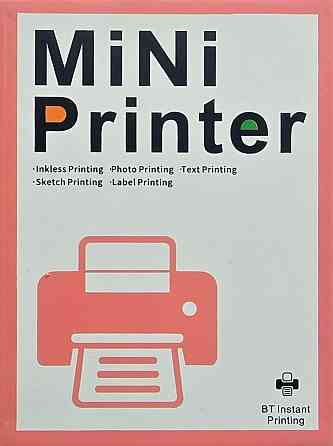 Дитячий портативний термопринтер Mini Printer (Рожевий) Київ