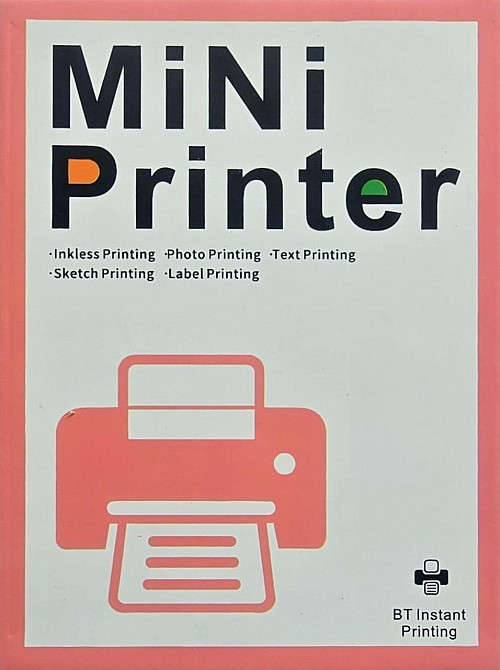 Дитячий портативний термопринтер Mini Printer (Рожевий) Київ - фото 5