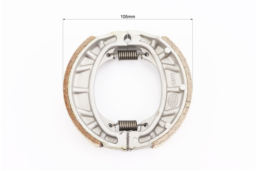 Гальмівні колодки задні к-кт, 105мм (пружини прямі) Киев - изображение 2