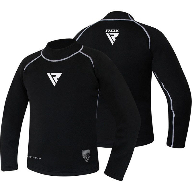 Рашгард сауна RDX Neoprenne Black 3XL Кам'янське - фото 3