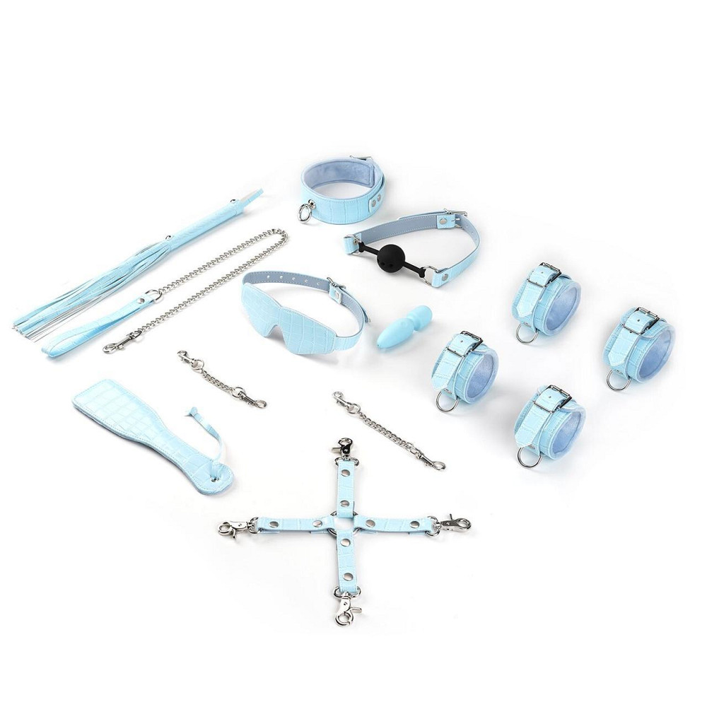 БДСМ-набір для початківців Liebe Seele Macaron 9pcs Bondage Kit-Mint, 9 предметів, мініванд Sex Aura Київ - фото 1