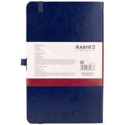 Книга записная Axent Partner Lux, 125x195 мм, 96 листов, клетка, твердая обложка, синяя (8202-02-A) Винница