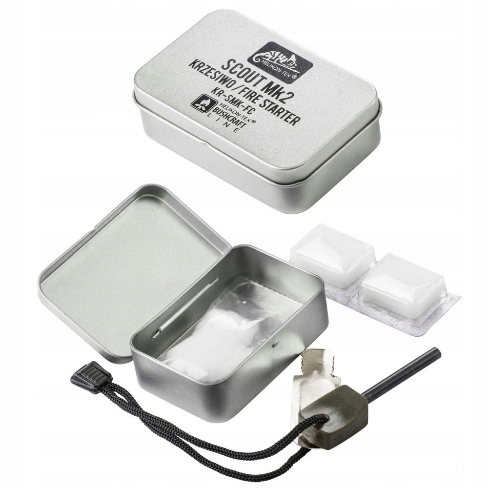 Кремниевый Набор в коробочке для розжига огня Helikon-Tex 