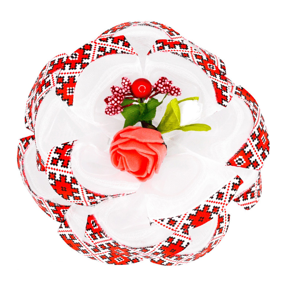 Набор для девочек Бант объемный в украинском стиле 0108-357, 2 шт Винница - изображение 4