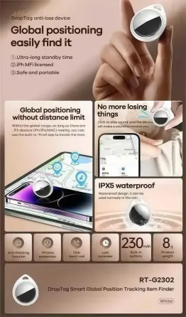 GPS-трекер Find My HUTHUR TAG портативное устройство слежения Коломия