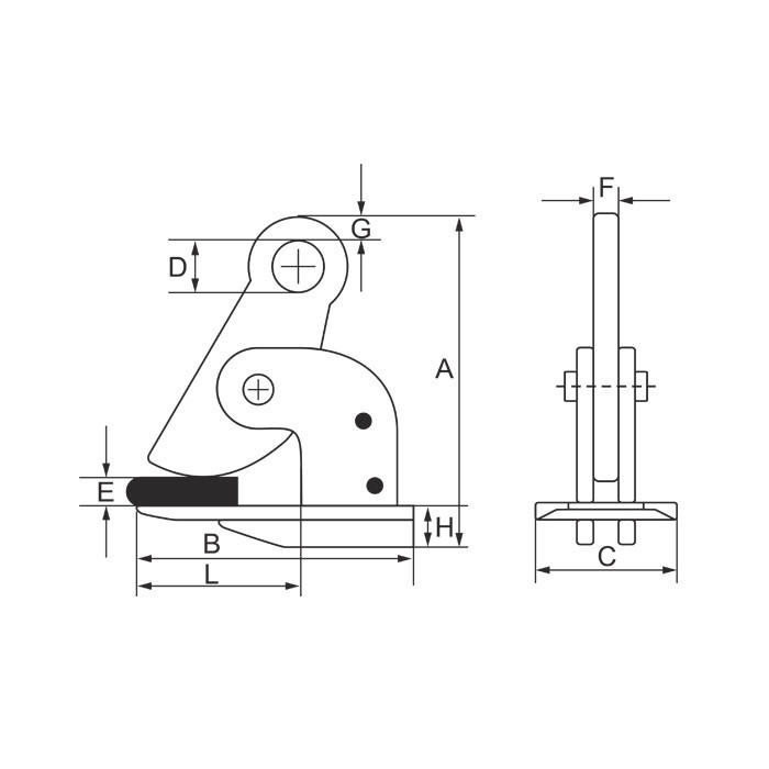 Захоплювач горизонтальний збільшений 2,5/5,0 т Одеса - фото 4